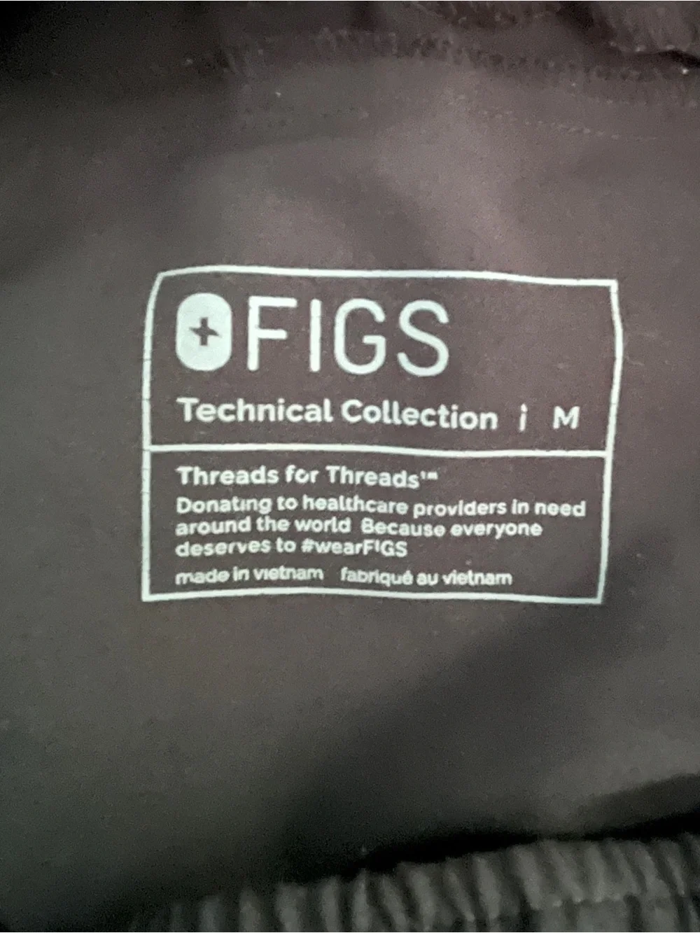 FIGS Men’s Tansen Jogger Technical Collection Scrub Pants Sz M Black
